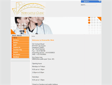 Tablet Screenshot of newcastleclinic.com.sg